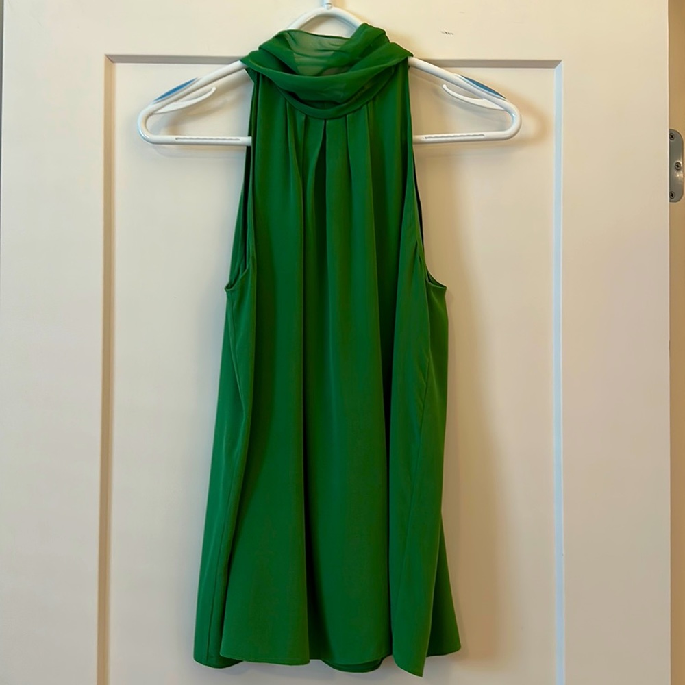 100% Silk High neck halter blouse